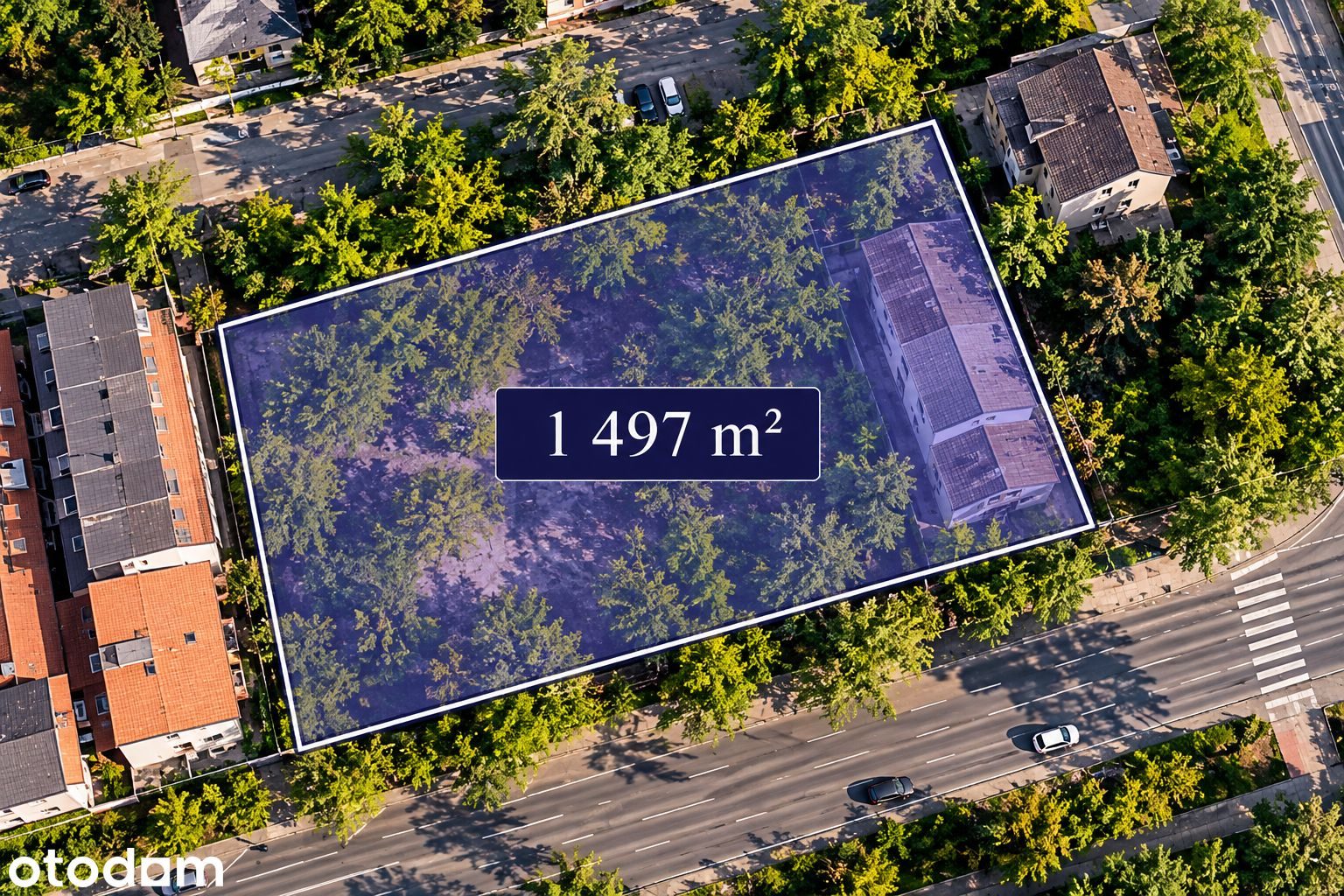 DZIAŁKA INWESTYCYJNA 1 497 m² | USŁUGOWO-HANDLOWA | PUM DO 2 500 m²